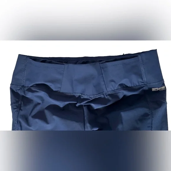 Grey's Anatomy Edge Navy Blue Flare Leg Cargo Scrubs - Picture 7 of 11